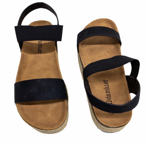 Olivia Miller espadrille platform sandals - Picture 5 of 8